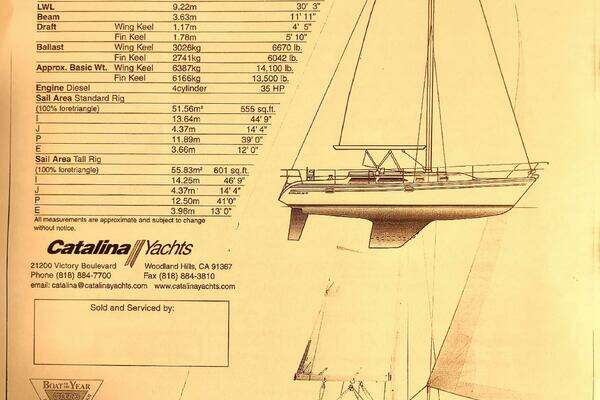 Catalina 36 MK II Yacht For Sale