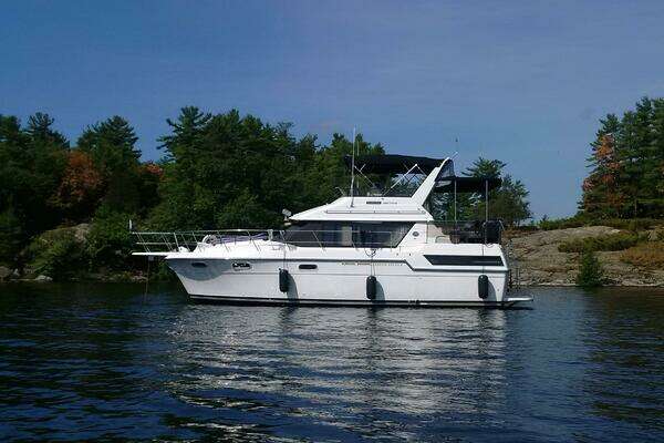 38-ft-Carver-1988-3807 Aft Cabin Motor Yacht-Summer Breeze Midland Ontario Canada  yacht for sale