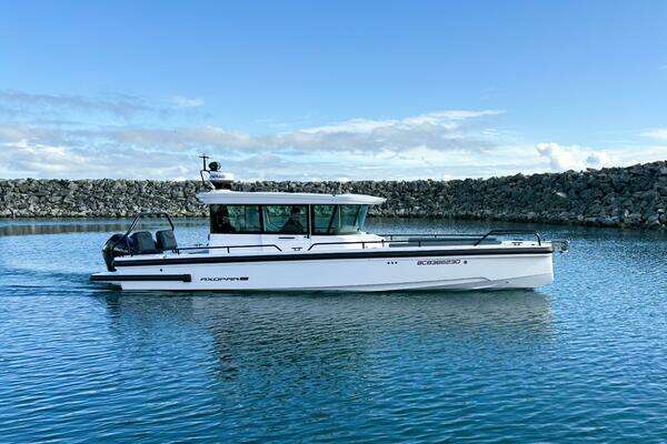 28-ft-Axopar-2022-28 CABIN Aft Bench-Sidney British Columbia Canada yacht for sale