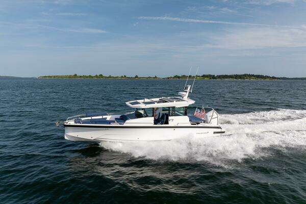 Photo of the 2026 Axopar Cross Cabin "Axopar 29 Cross Cabin Stock 46"