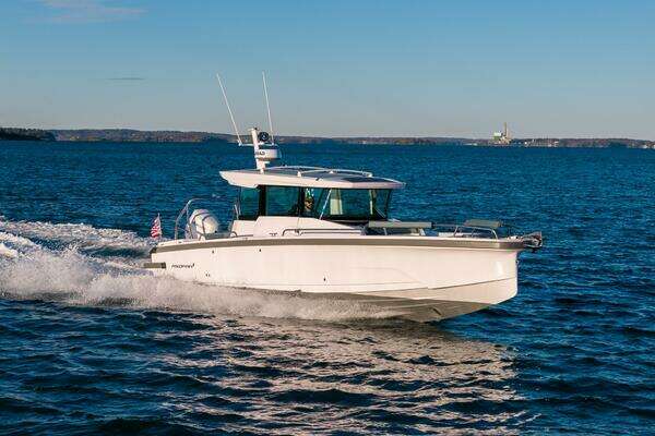 Photo of the 2026 Axopar Cross Cabin "Axopar 29 Cross Cabin Stock 47"