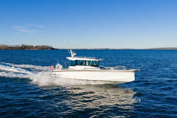 Photo of the 2026 Axopar Cross Cabin "Axopar 29 Cross Cabin Stock 47"