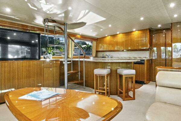 Viking 74 Enclosed Bridge Yacht For Sale