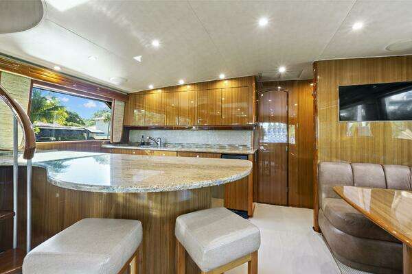 Viking 74 Enclosed Bridge Yacht For Sale