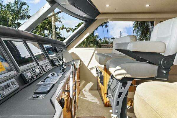 Viking 74 Enclosed Bridge Yacht For Sale