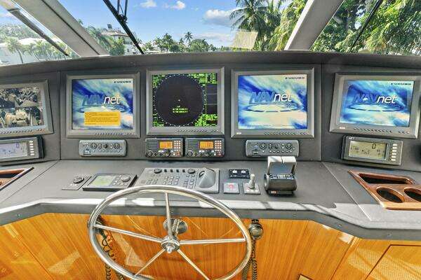 Viking 74 Enclosed Bridge Yacht For Sale