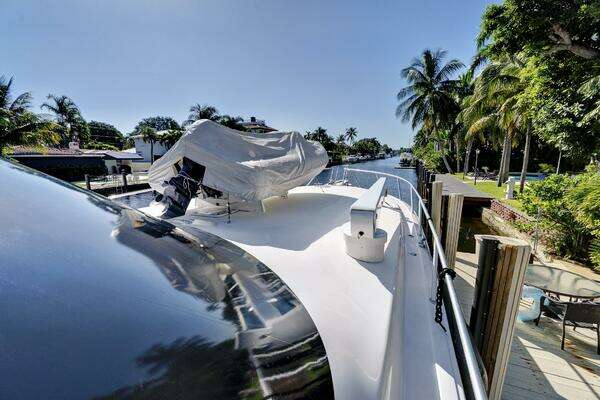 Viking 74 Enclosed Bridge Yacht For Sale