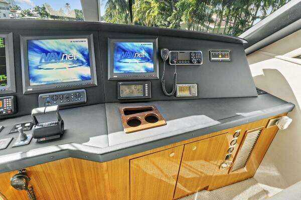 Viking 74 Enclosed Bridge Yacht For Sale