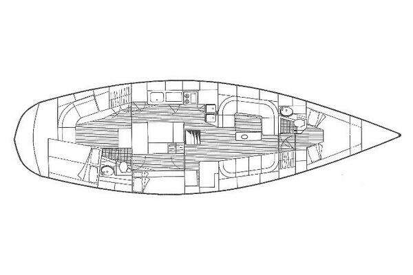 Photo of the 1991 Oyster Lightwave 48 "Pacific Pearl"