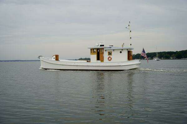 Photo of the 1938 Custom Chesapeake Bay Buyboat "Choptank"