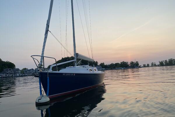 25ft W D  Schock Yacht For Sale