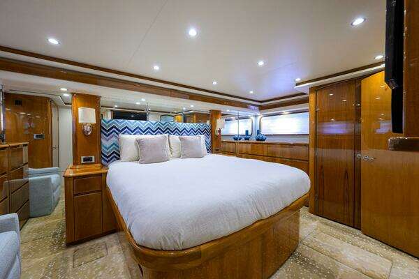Viking Enclosed Bridge Yacht For Sale
