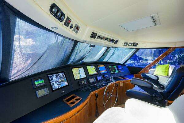 Viking Enclosed Bridge Yacht For Sale