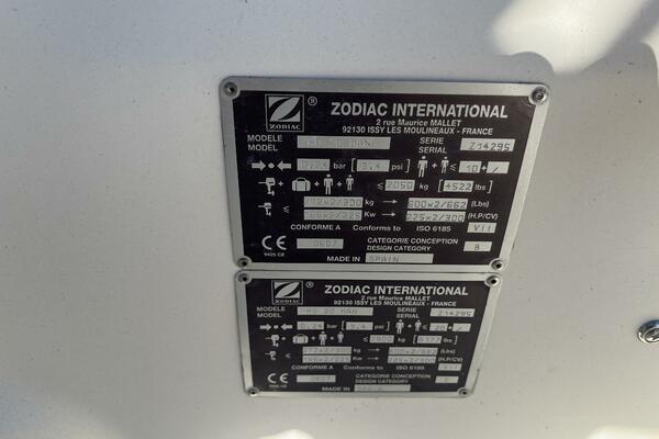 2008 Zodiac Pro 20 Man