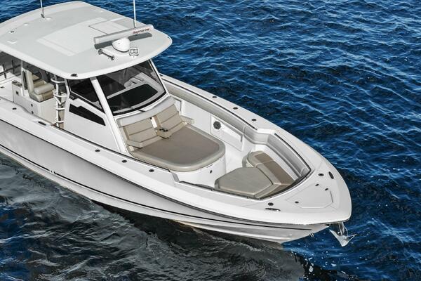 2019 Boston Whaler 380 Outrage 'Lima Kilo' - Profile Bow