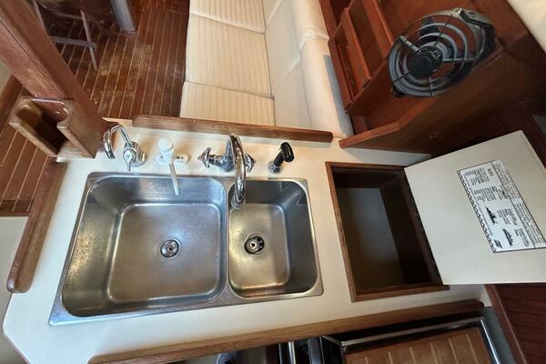 Sink and storage area