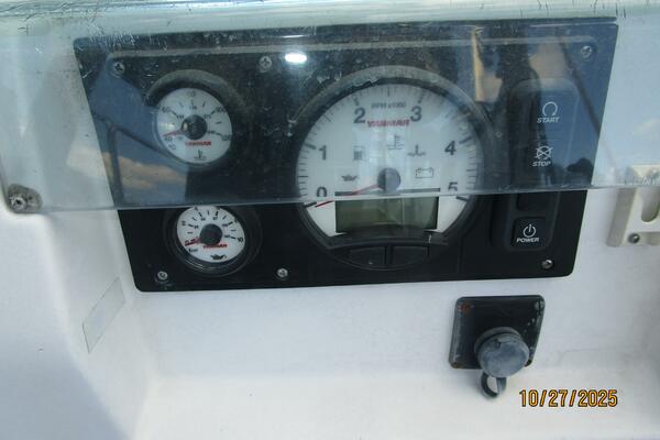 38' Beneteau cockpit engine panel