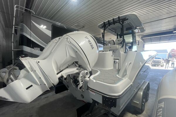 Yamaha Outboards and Swim Platform – Stingray Center Console