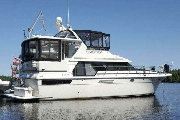 44-ft-Carver-1995-440 Aft Cabin-Contentment Pickering Ontario Canada  yacht for sale
