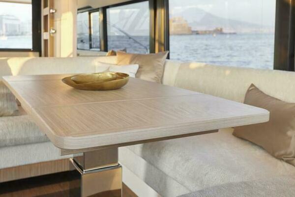 2026 49 Prestige F4 Flybridge - Dinette Sistership