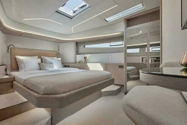 2026 49 Prestige F4 Flybridge - Master Stateroom Sistership