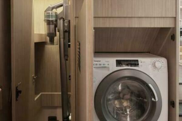 2026 49 Prestige F4 Flybridge - Master Stateroom Washer/Dryer Sistership