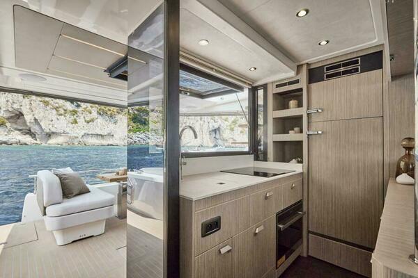 2026 49 Prestige F4 Flybridge - Galley Sistership