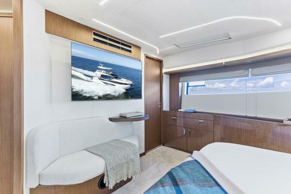 2026 Prestige F5.7 Flybridge - Master Suite