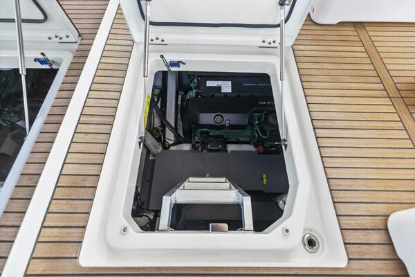 2026 Prestige F5.7 Flybridge - Engine Room Access