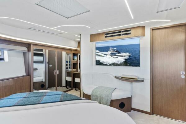 2026 Prestige F5.7 Flybridge - Master Suite