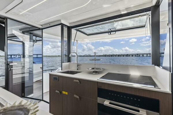 2026 Prestige F5.7 Flybridge - Galley