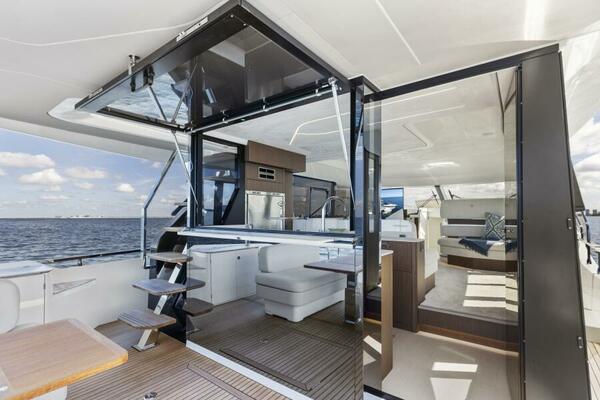 2026 Prestige F5.7 Flybridge - Aft Deck
