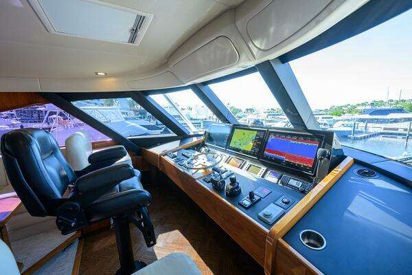 Viking 72 Enclosed Bridge Yacht For Sale