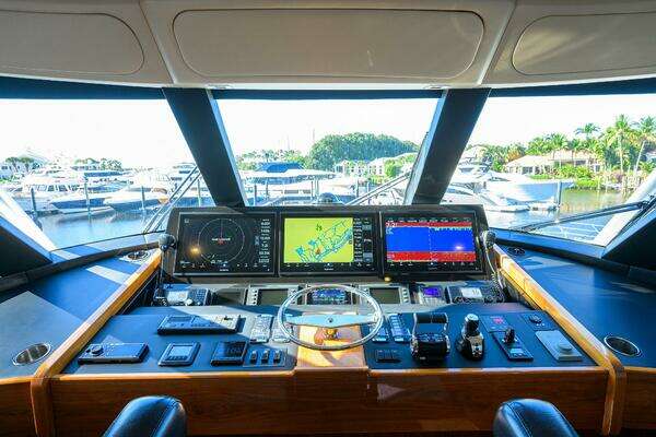 Viking 72 Enclosed Bridge Yacht For Sale