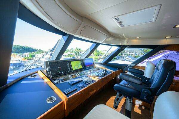 Viking 72 Enclosed Bridge Yacht For Sale
