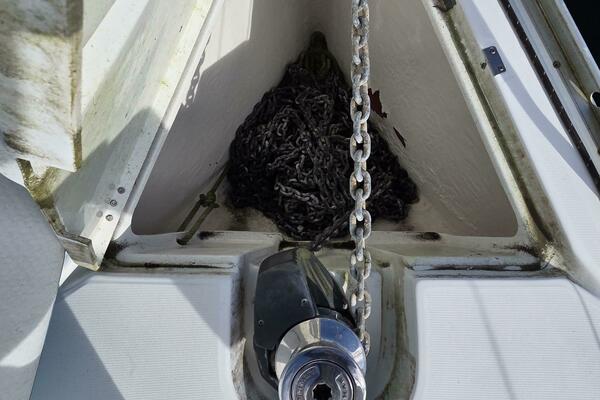 Anchor Locker & Windlass