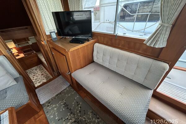 42' Grand Banks salon port aft