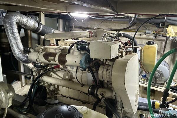 42' Grand Banks port main engine