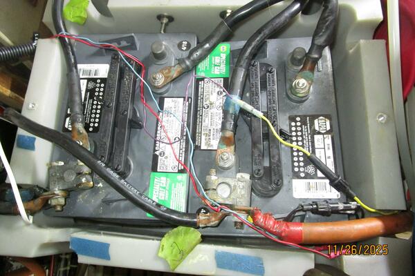 42' Grand Banks battery bank3