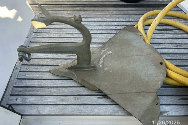 42' Grand Banks spare anchor