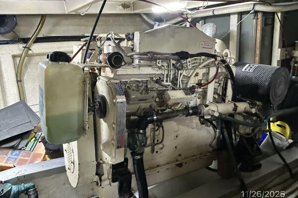 42' Grand Banks starboard main engine