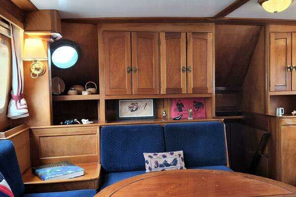 Custom Thackwray Pilothouse Motorsailer Yacht For Sale