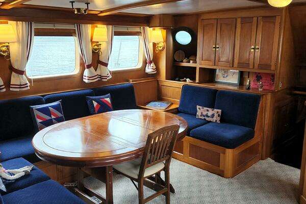 Custom Thackwray Pilothouse Motorsailer Yacht For Sale