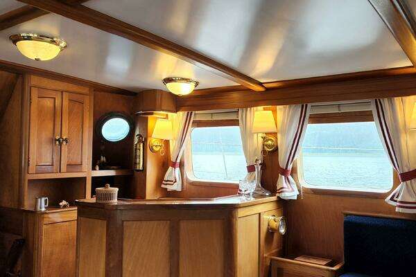 Custom Thackwray Pilothouse Motorsailer Yacht For Sale