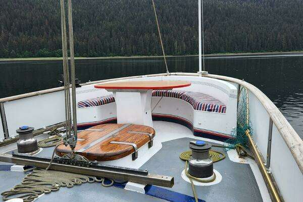Custom Thackwray Pilothouse Motorsailer Yacht For Sale