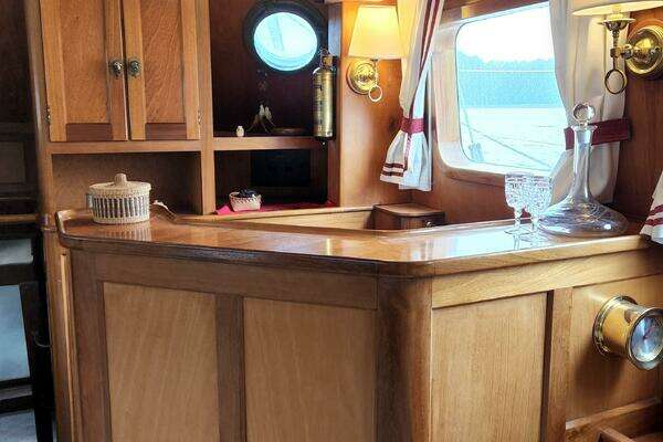 Custom Thackwray Pilothouse Motorsailer Yacht For Sale