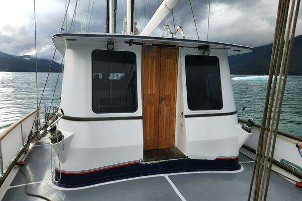 Custom Thackwray Pilothouse Motorsailer Yacht For Sale