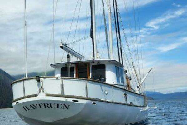 Custom Thackwray Pilothouse Motorsailer Yacht For Sale