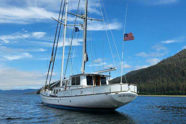 Custom Thackwray Pilothouse Motorsailer Yacht For Sale