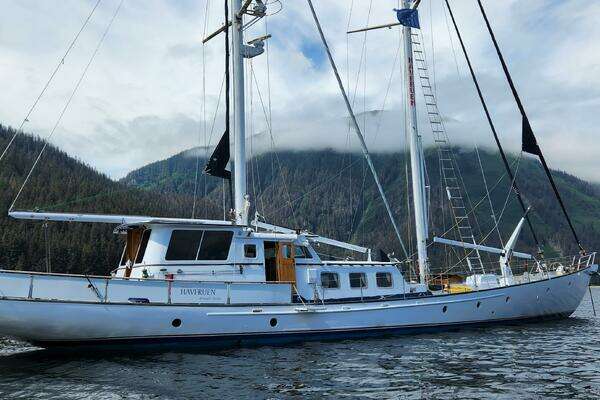 Custom Thackwray Pilothouse Motorsailer Yacht For Sale